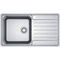 Franke Bell single bowl sink 34L with right hand drainer - 18/10 stainless steel - BCX611RHD