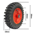 Sherlock 16in Standard Heavy Duty Tread Pneumatic Wheelbarrow Wheel