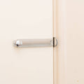 Taskmaster 75mm Satin Chrome Surface Bolt - Solid Brass - 1 Pack - Chrome - SuperSaverAU - view 4