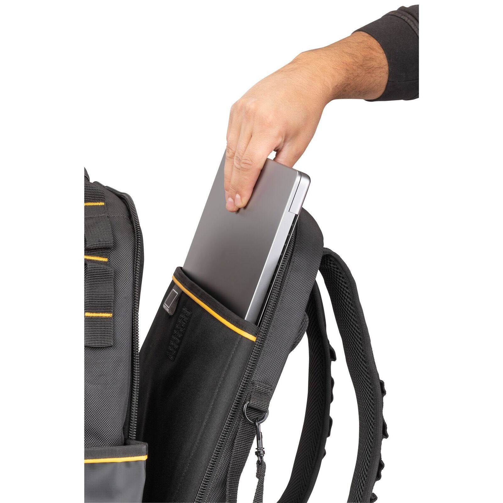DeWALT Pro Tool Backpack, 43 Pockets, Water-Resistant, Tape Holder