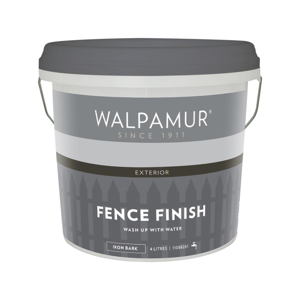 Walpamur Ironbark Fence Finish 4L - Durable Water-Based Timber Paint