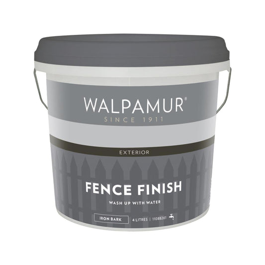 Walpamur Ironbark Fence Finish 4L - Durable Water-Based Timber Paint