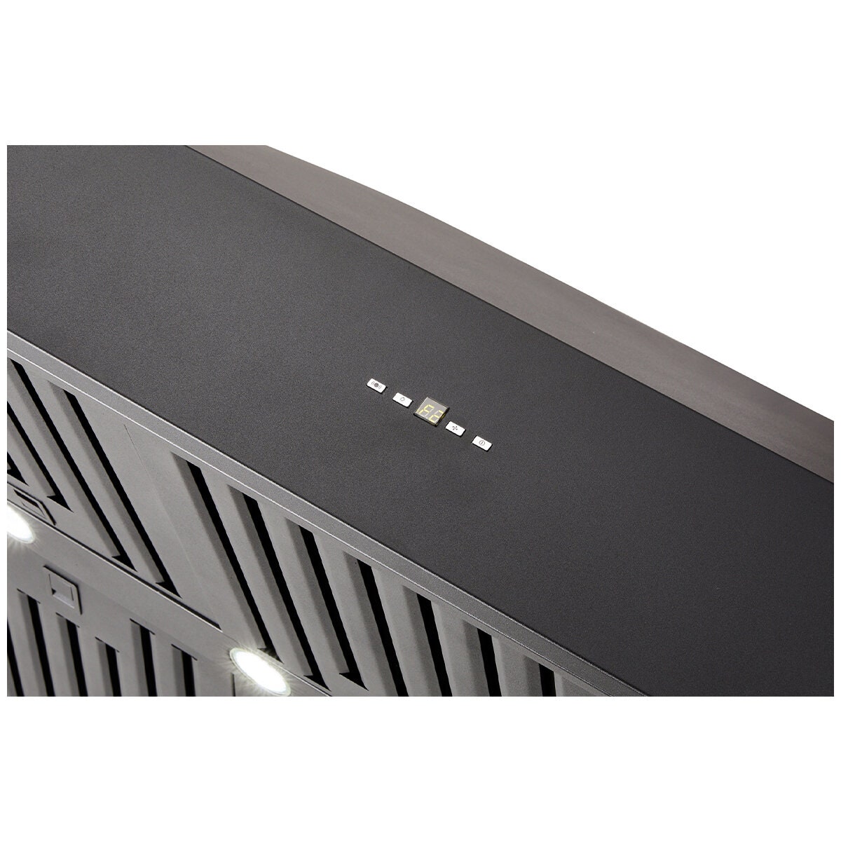 Schweigen 120cm Wall Mounted BBQ Rangehood - Black, 3000m³/h, 4 Speeds, Touch Controls - CL8912BSP2KIT
