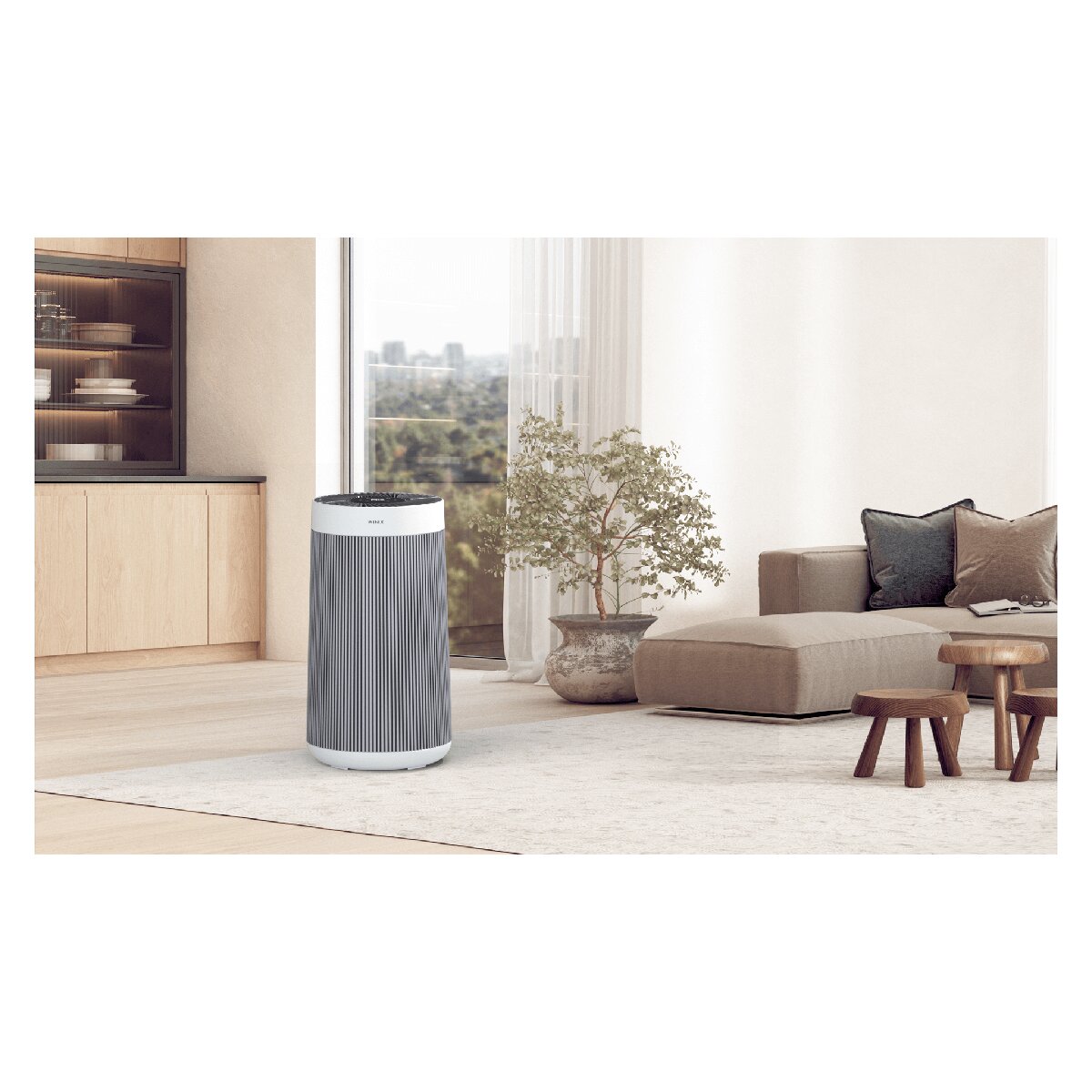 Winix Zero Plus 360 5-Stage Air Purifier - Silver, Plasmawave, HEPA Filter - WXAP800S