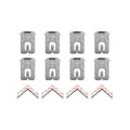 3M CLAW 20kg Drywall Picture Hangers with Spot Markers - 8 Hangers & 4 Markers