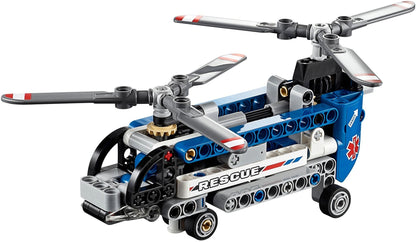 LEGO 42020 Twin-Rotor Helicopter: 2-in-1 Rescue Build