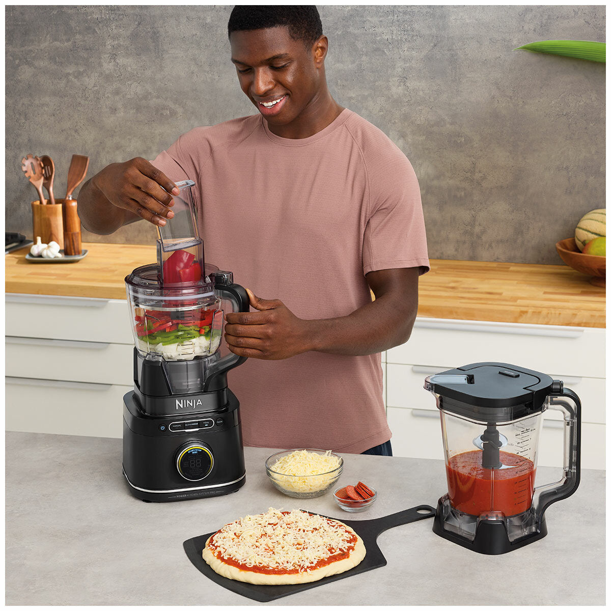 Ninja Detect Kitchen System Power Blender and Processor Pro TB401