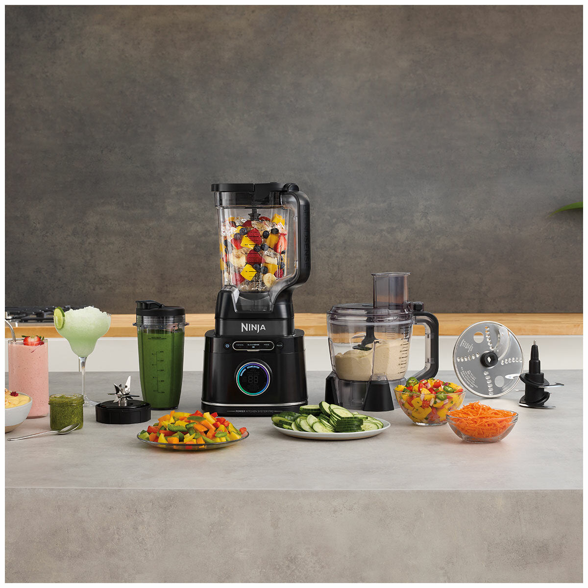 Ninja Detect Kitchen System Power Blender and Processor Pro TB401