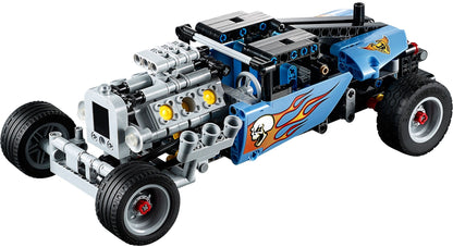 LEGO 42022 Hot Rod: Build & Race a Cool V6 Engine Car