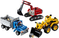 LEGO 42023 Construction Crew Set: Wheel Loader, Dump Truck & Excavator - SuperSaverAU - view 5