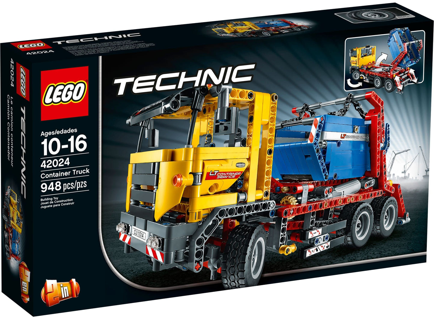 LEGO 42024 Technic Container Truck- Auzzi Store