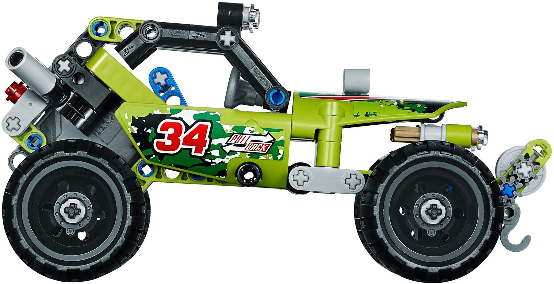 LEGO 42027 Desert Racer: Pull-Back Off-Road Buggy - SuperSaverAU - view 2