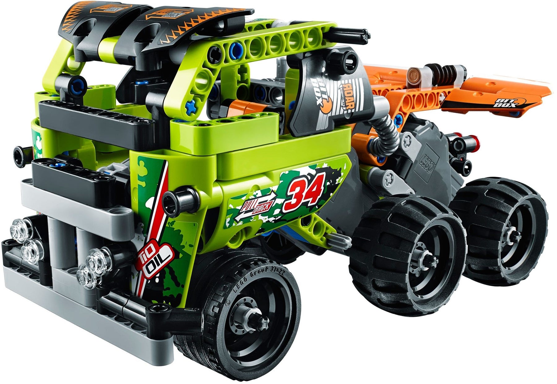 LEGO 42027 Desert Racer: Pull-Back Off-Road Buggy - SuperSaverAU - view 4