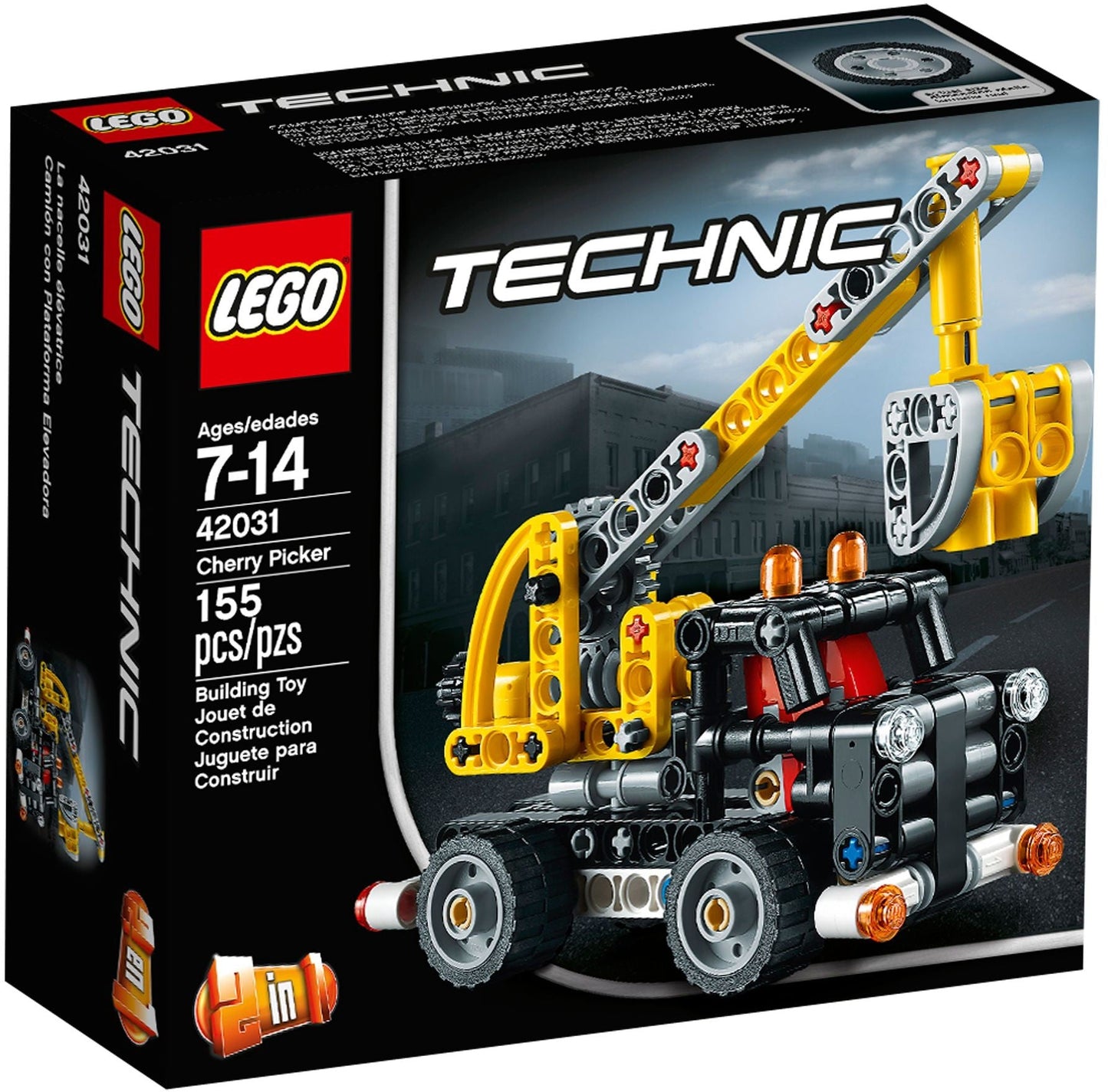 LEGO 42031 Cherry Picker & Tow Truck 2-in-1 Building Kit