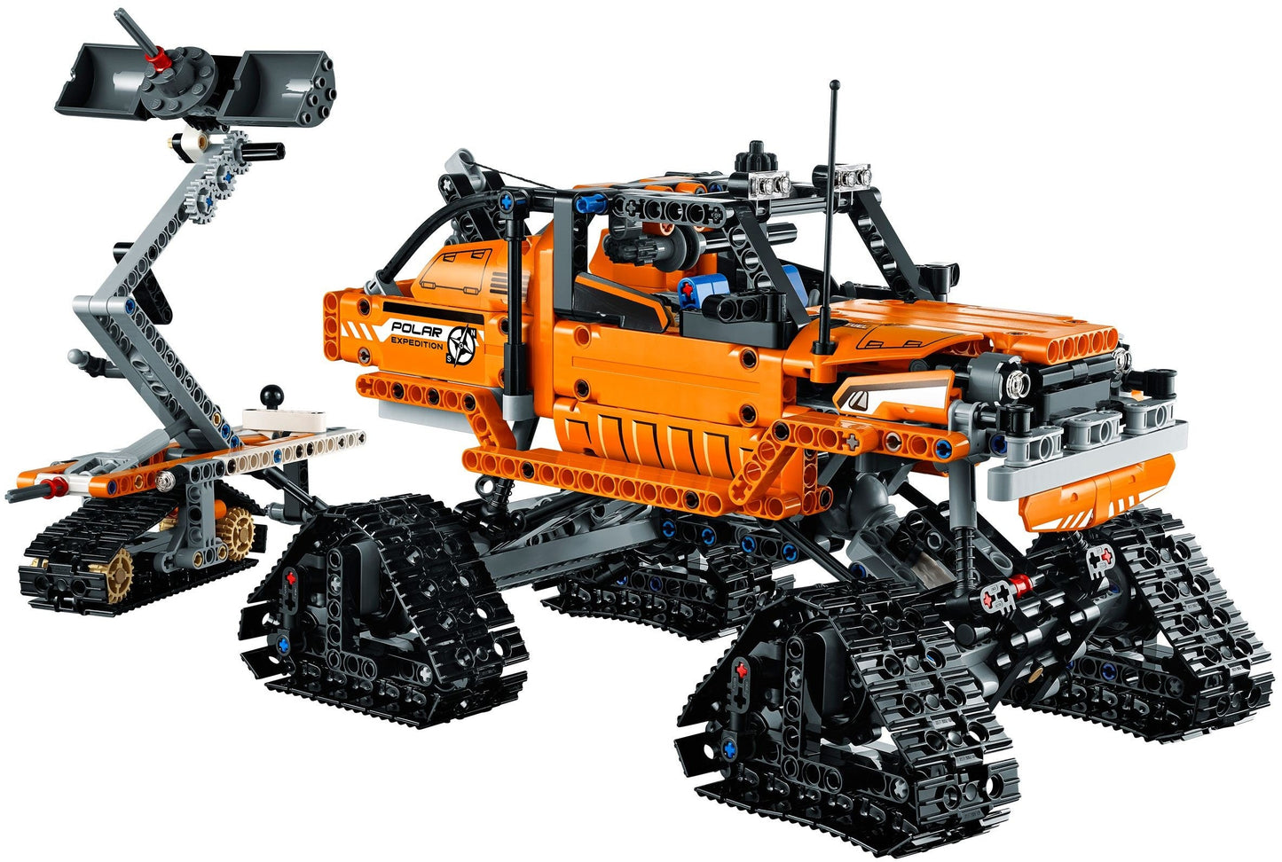 LEGO 42038 Arctic Truck: Snow Crawler with Crane & Tracks