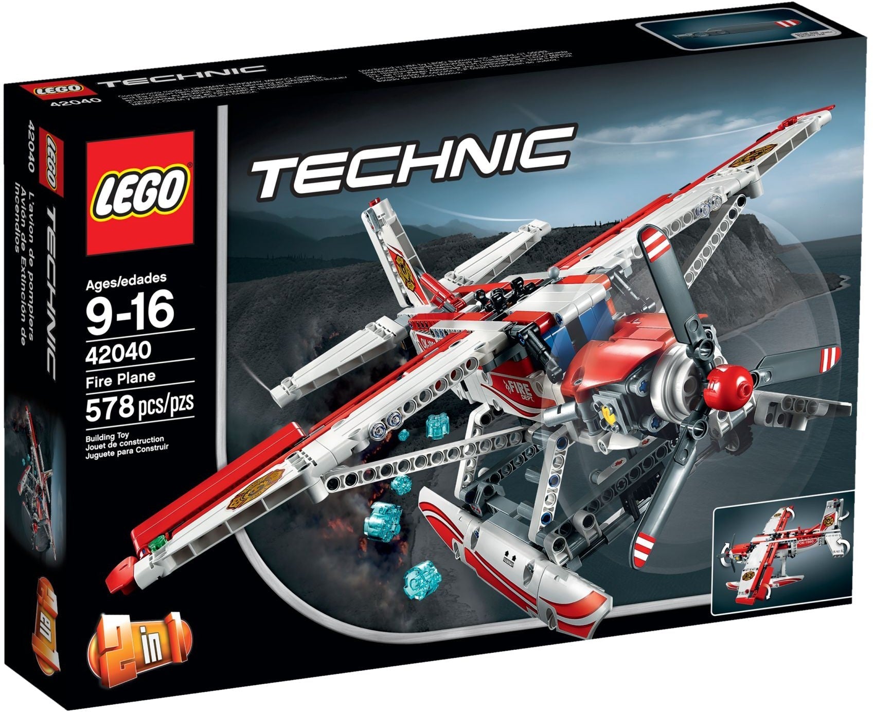 LEGO 42040 Technic Fire Plane- Auzzi Store