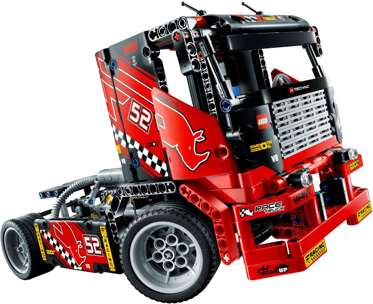 LEGO 42041 Race Truck: Build & Race a Powerful V8 Engine