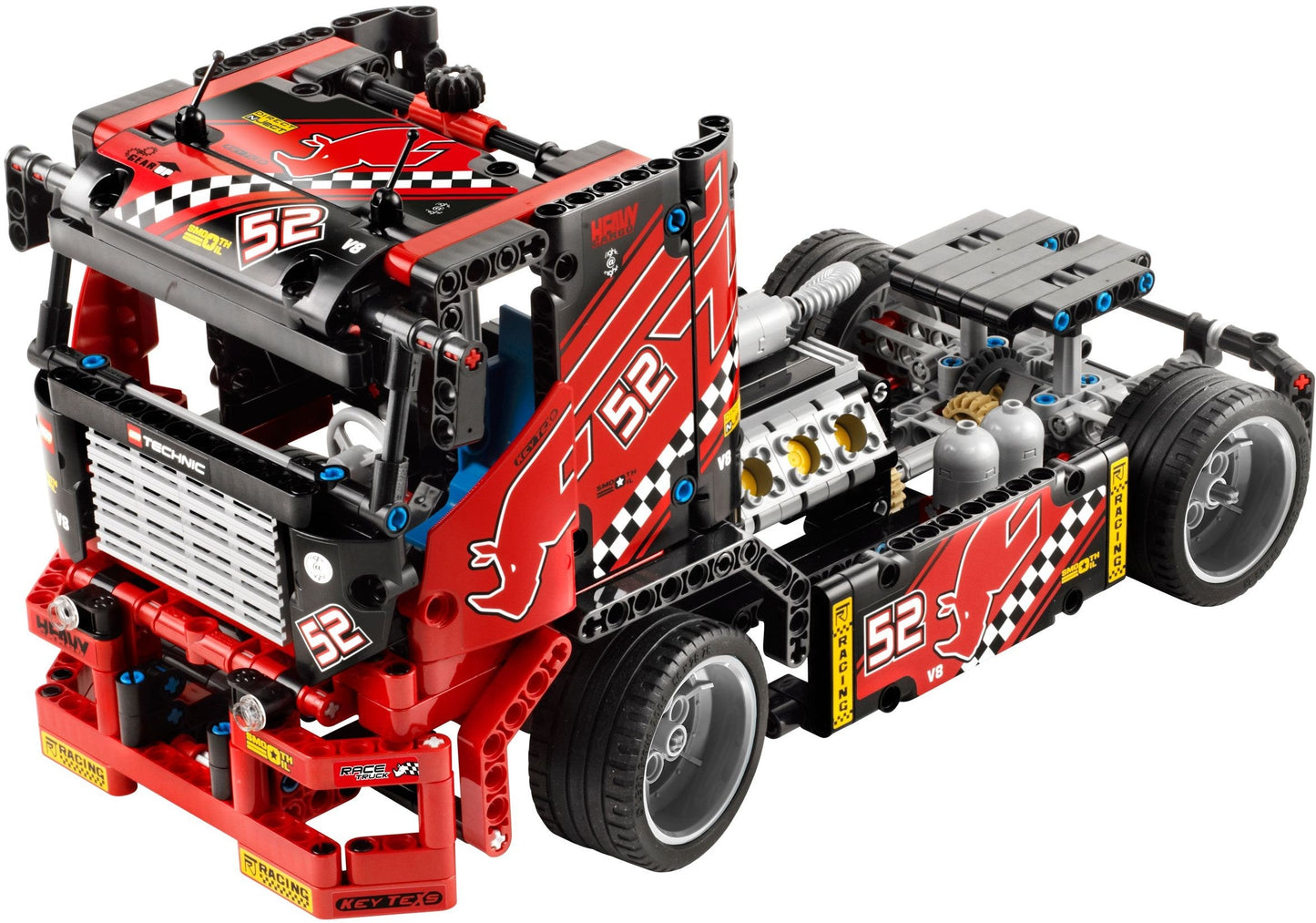 LEGO 42041 Race Truck: Build & Race a Powerful V8 Engine