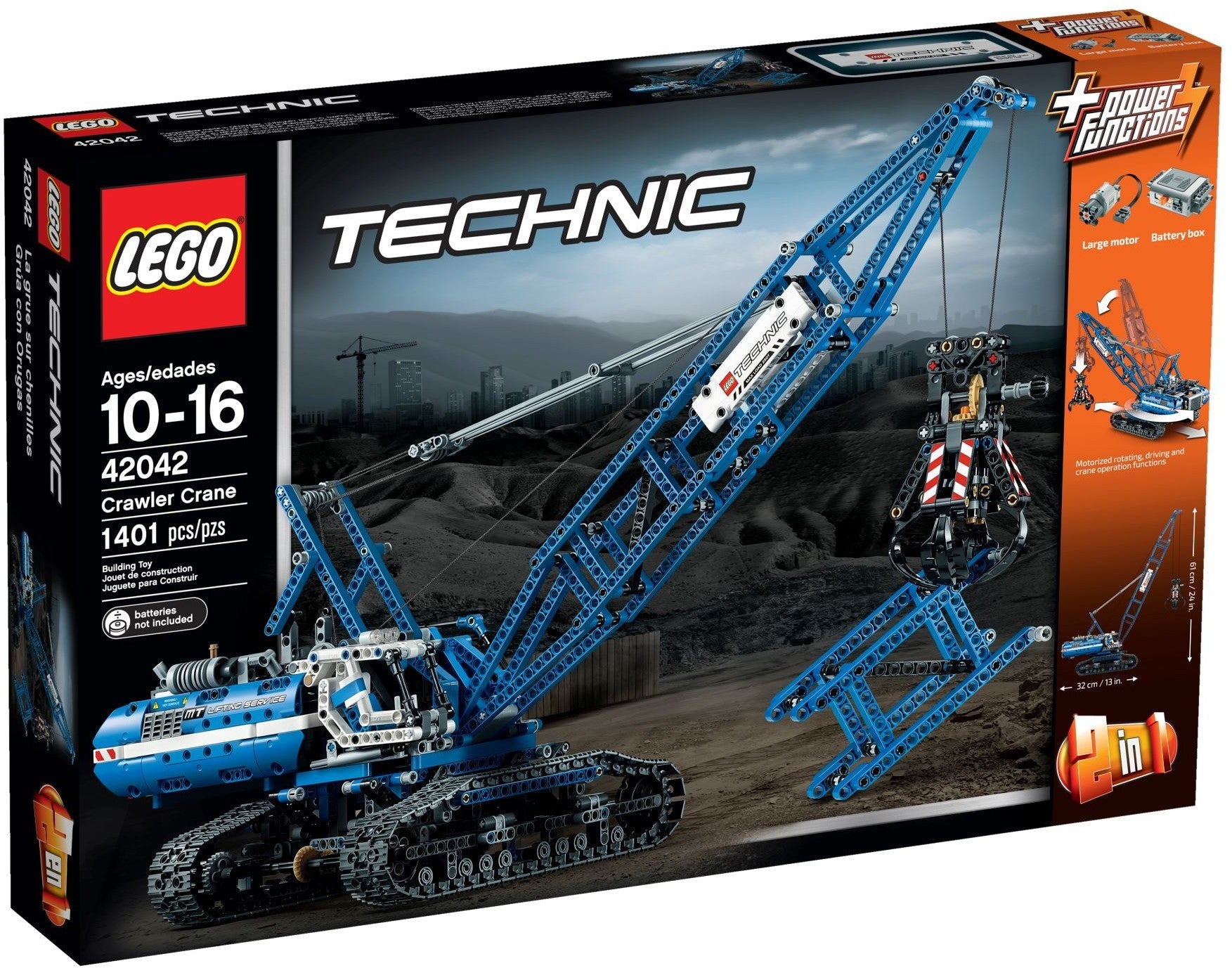 LEGO 42042 Technic Crawler Crane- Auzzi Store