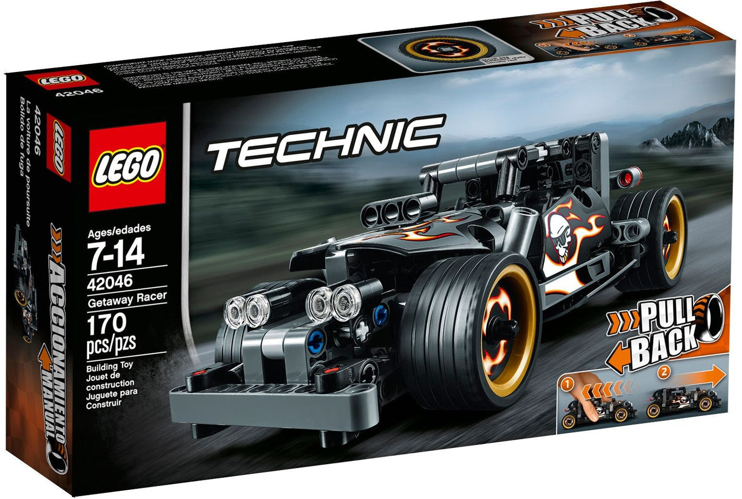 LEGO 42046 Getaway Racer: Pull-Back Speed Champion