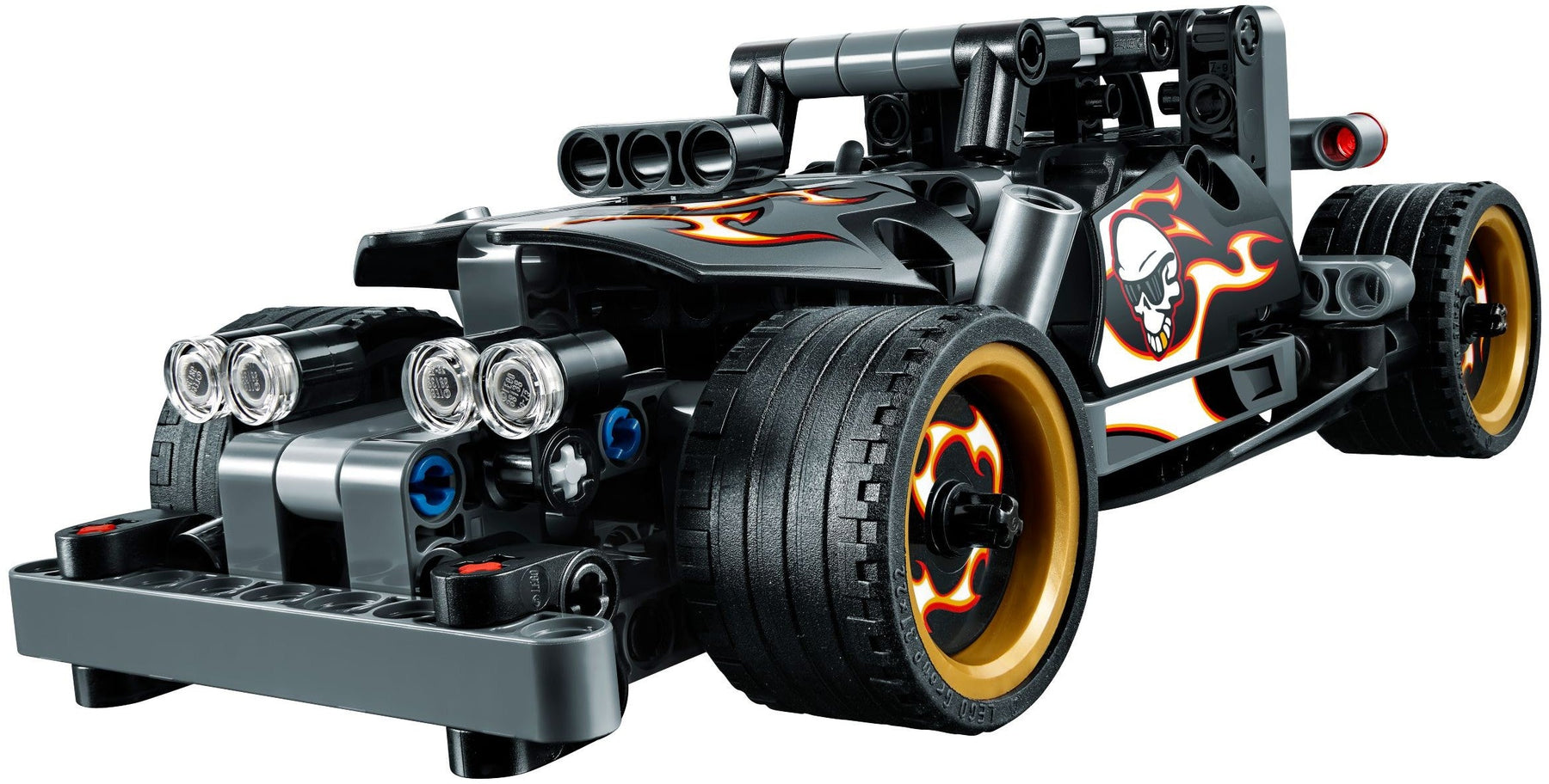 LEGO 42046 Getaway Racer: Pull-Back Speed Champion - SuperSaverAU - view 2