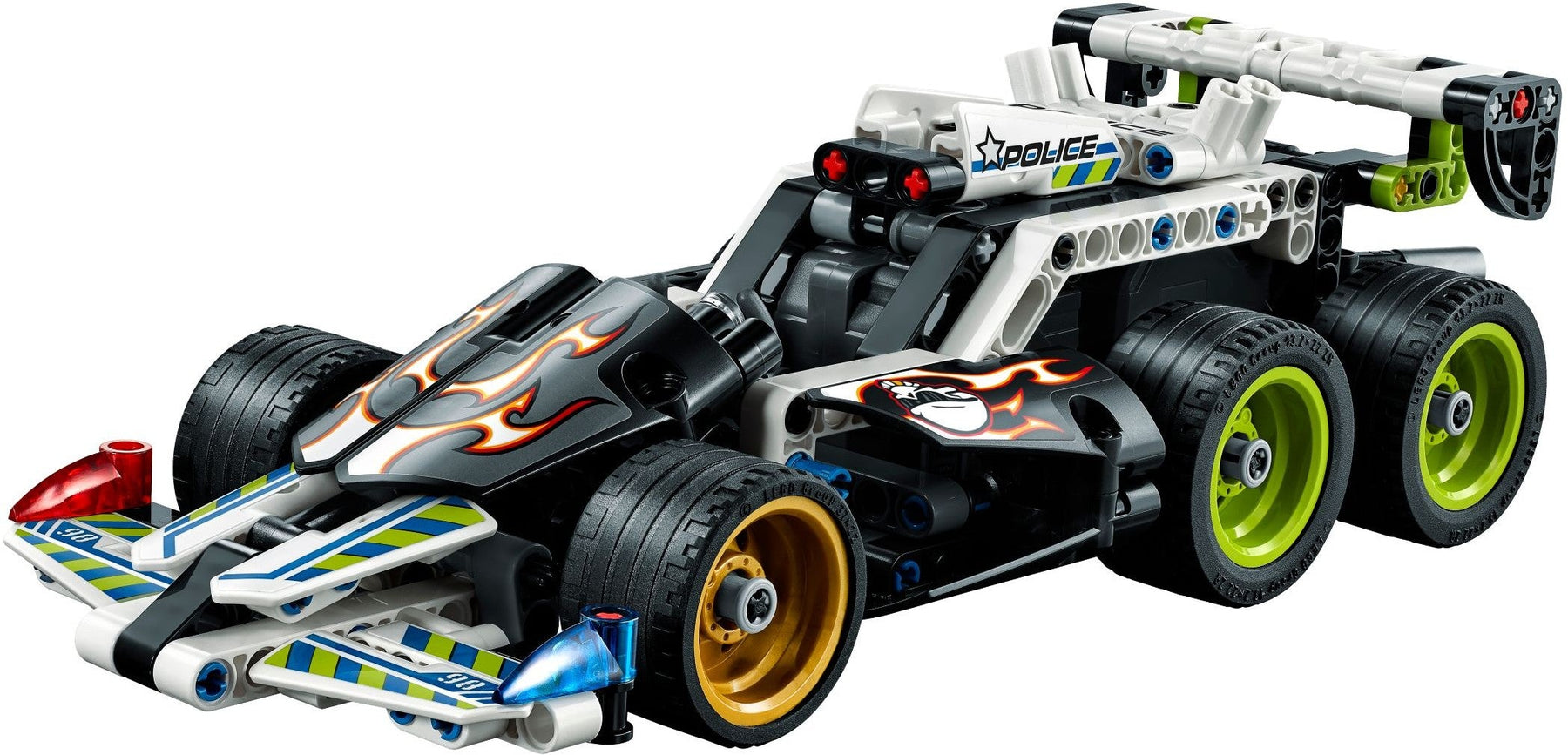 LEGO 42046 Getaway Racer: Pull-Back Speed Champion - SuperSaverAU - view 4