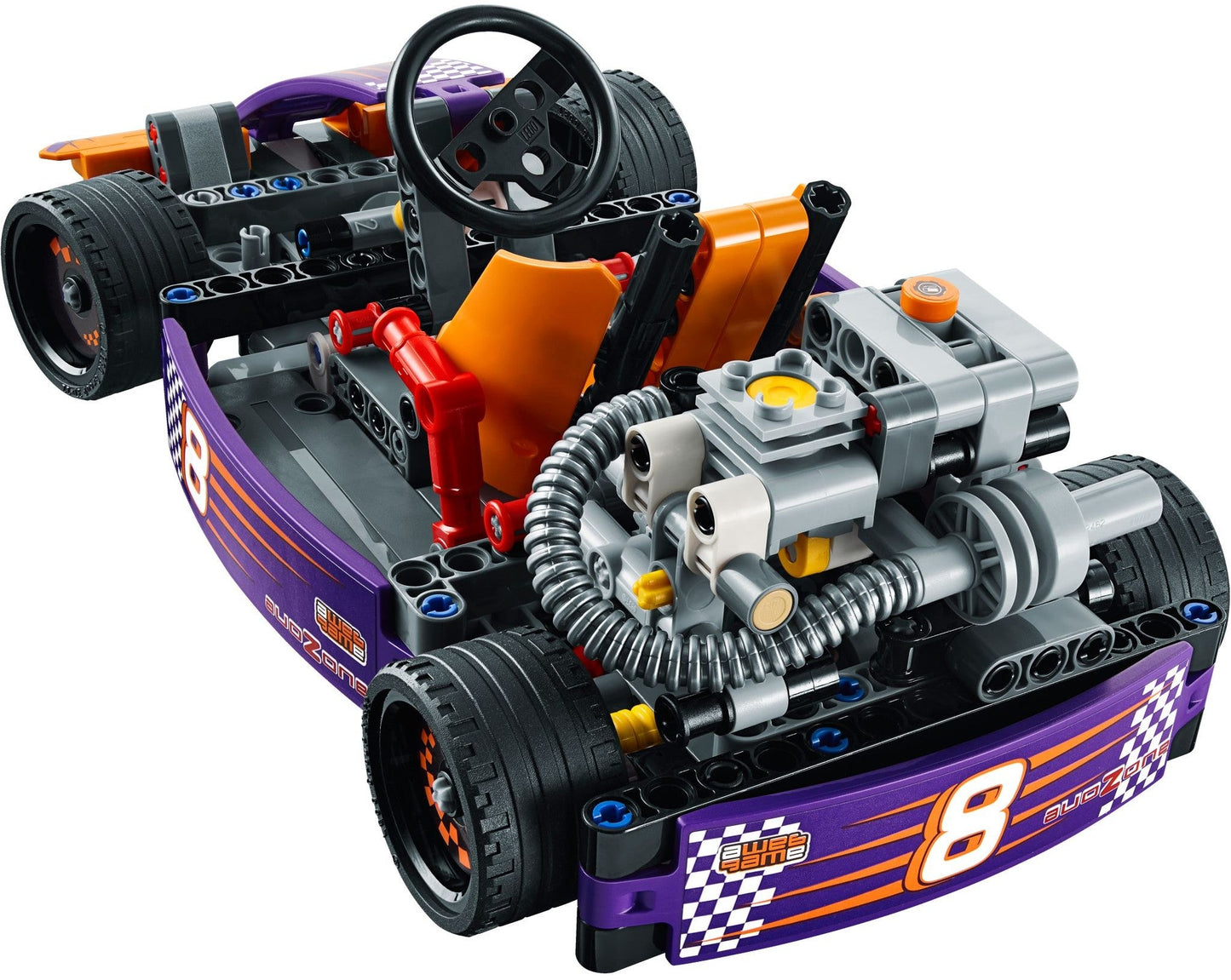 LEGO 42048 Race Kart: Build & Race a 2-in-1 Supercar