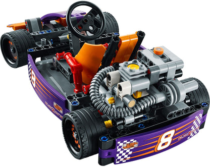 LEGO 42048 Race Kart: Build & Race a 2-in-1 Supercar