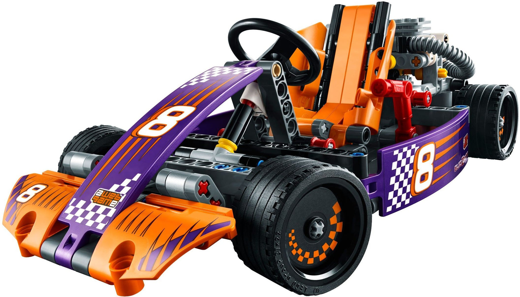 LEGO 42048 Race Kart: Build & Race a 2-in-1 Supercar - SuperSaverAU - view 3