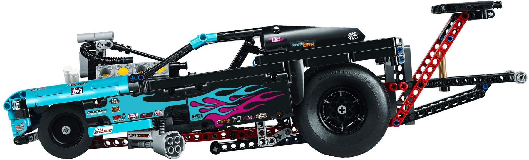 LEGO 42050 Drag Racer: Build & Race a Wheelie King! - SuperSaverAU - view 2
