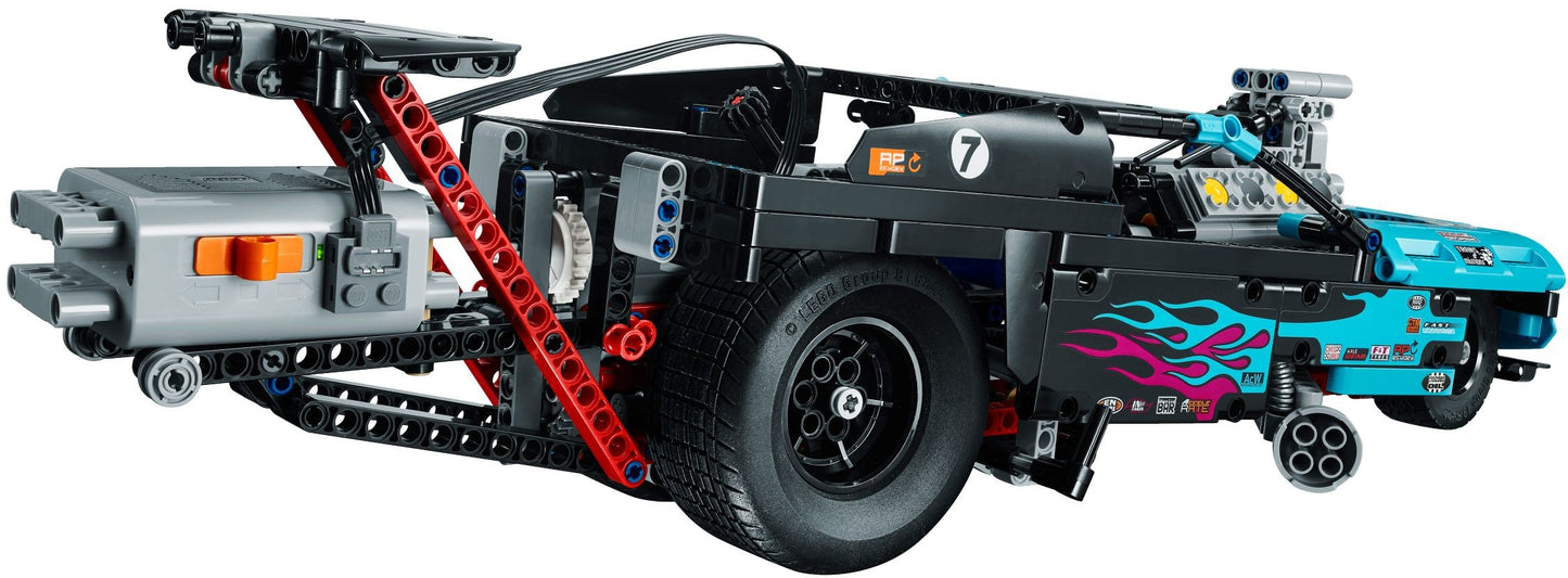 LEGO 42050 Drag Racer: Build & Race a Wheelie King!