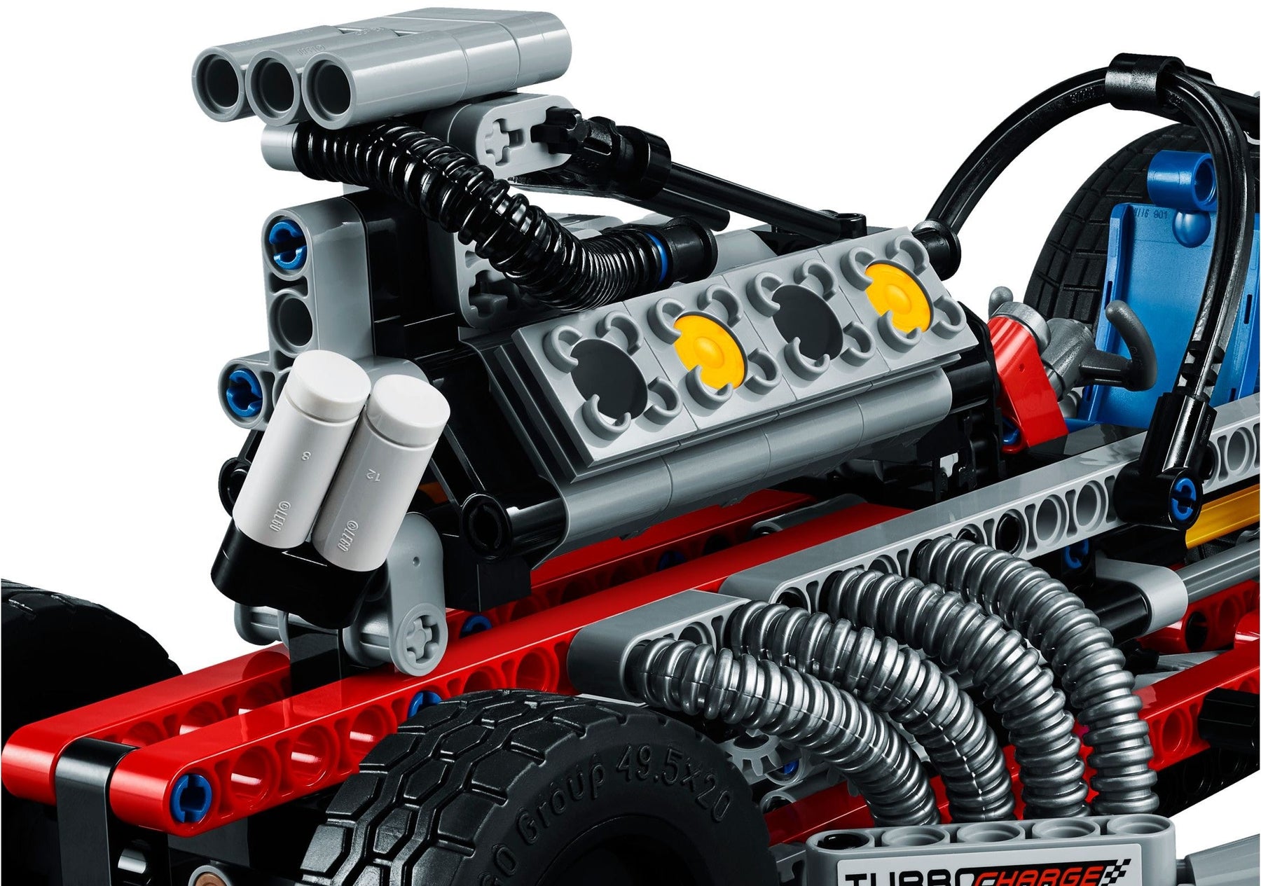 LEGO 42050 Drag Racer: Build & Race a Wheelie King! - SuperSaverAU - view 5