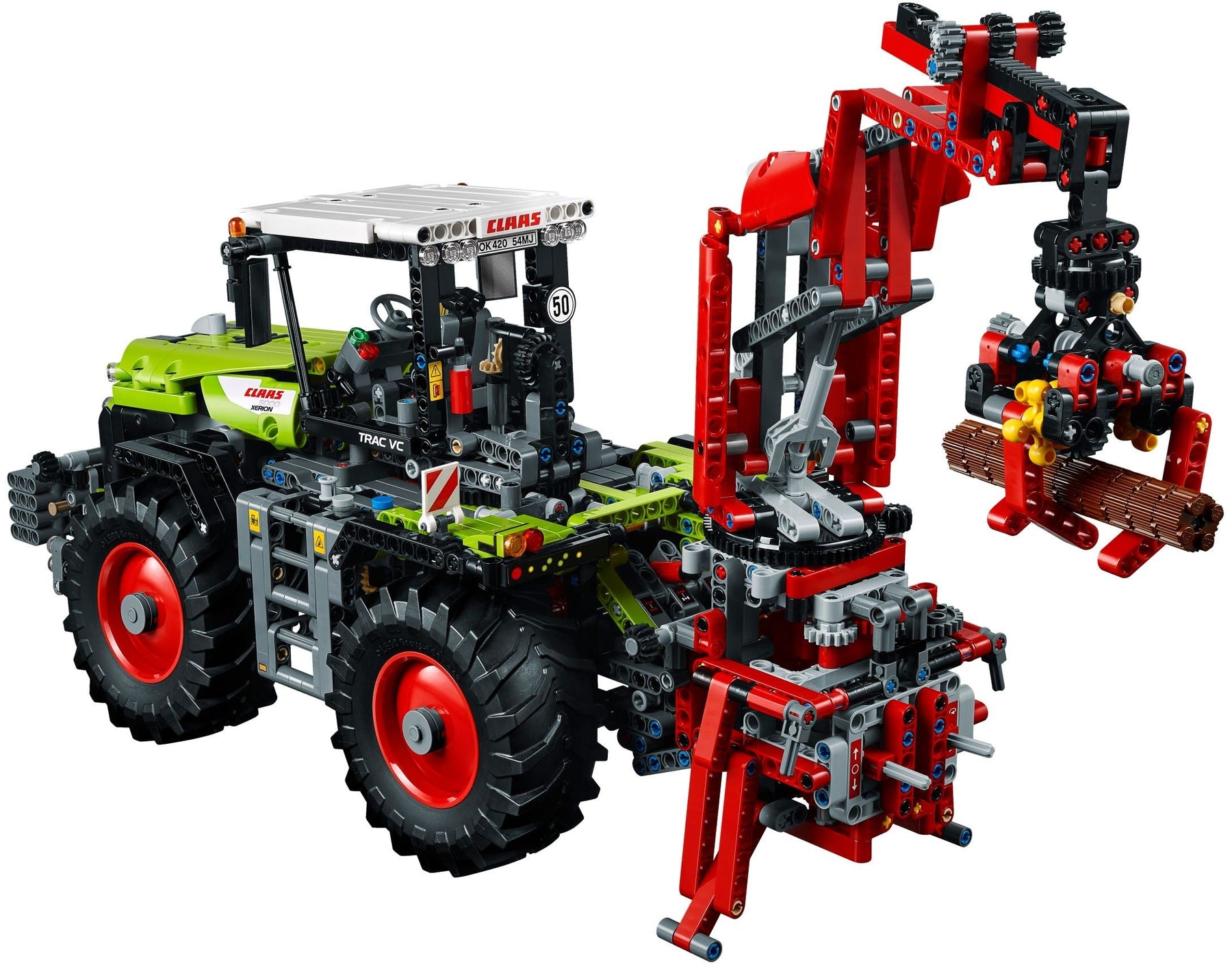 LEGO 42054 CLAAS XERION 5000 TRAC VC Tractor - 2-in-1 Model - SuperSaverAU - view 3