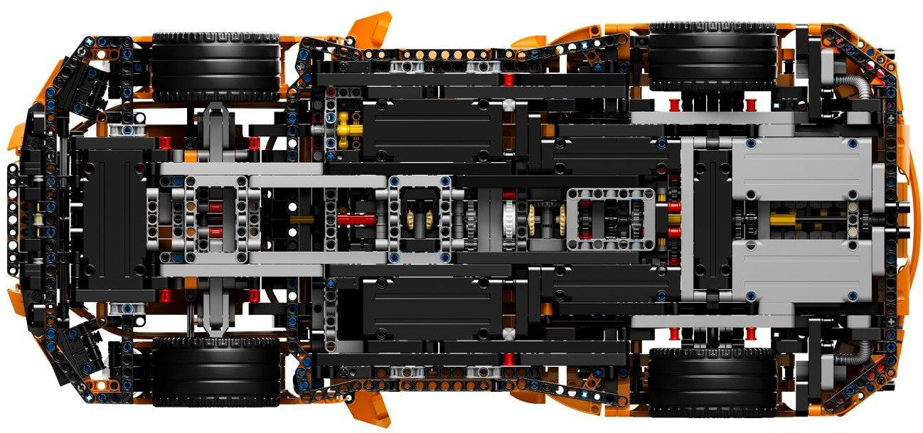 LEGO 42056 Porsche 911 GT3 RS Technic Supercar Model - SuperSaverAU - view 4