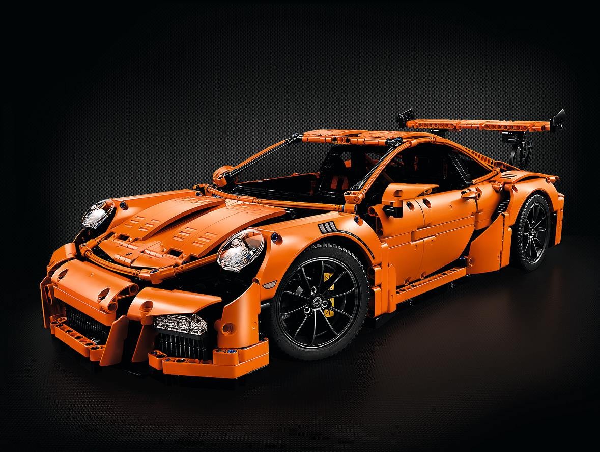 LEGO 42056 Porsche 911 GT3 RS Technic Supercar Model - SuperSaverAU - view 5