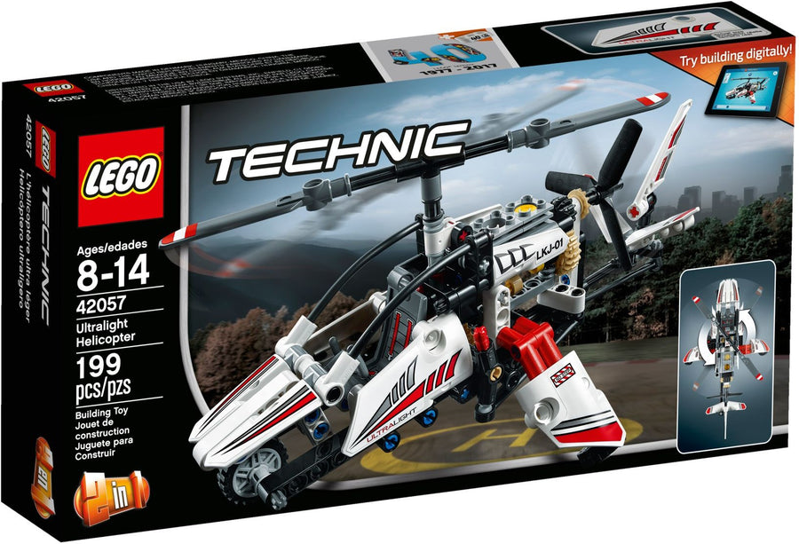 LEGO 42057 Ultralight Helicopter: 2-in-1 Buildable Aircraft Model - SuperSaverAU - view 1