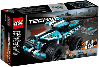 LEGO 42059 Technic Stunt Truck: Pull-back Racing Toy