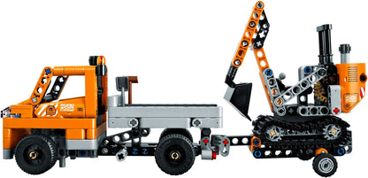 LEGO 42060 Roadwork Crew: Truck & Digger 2-in-1 Set