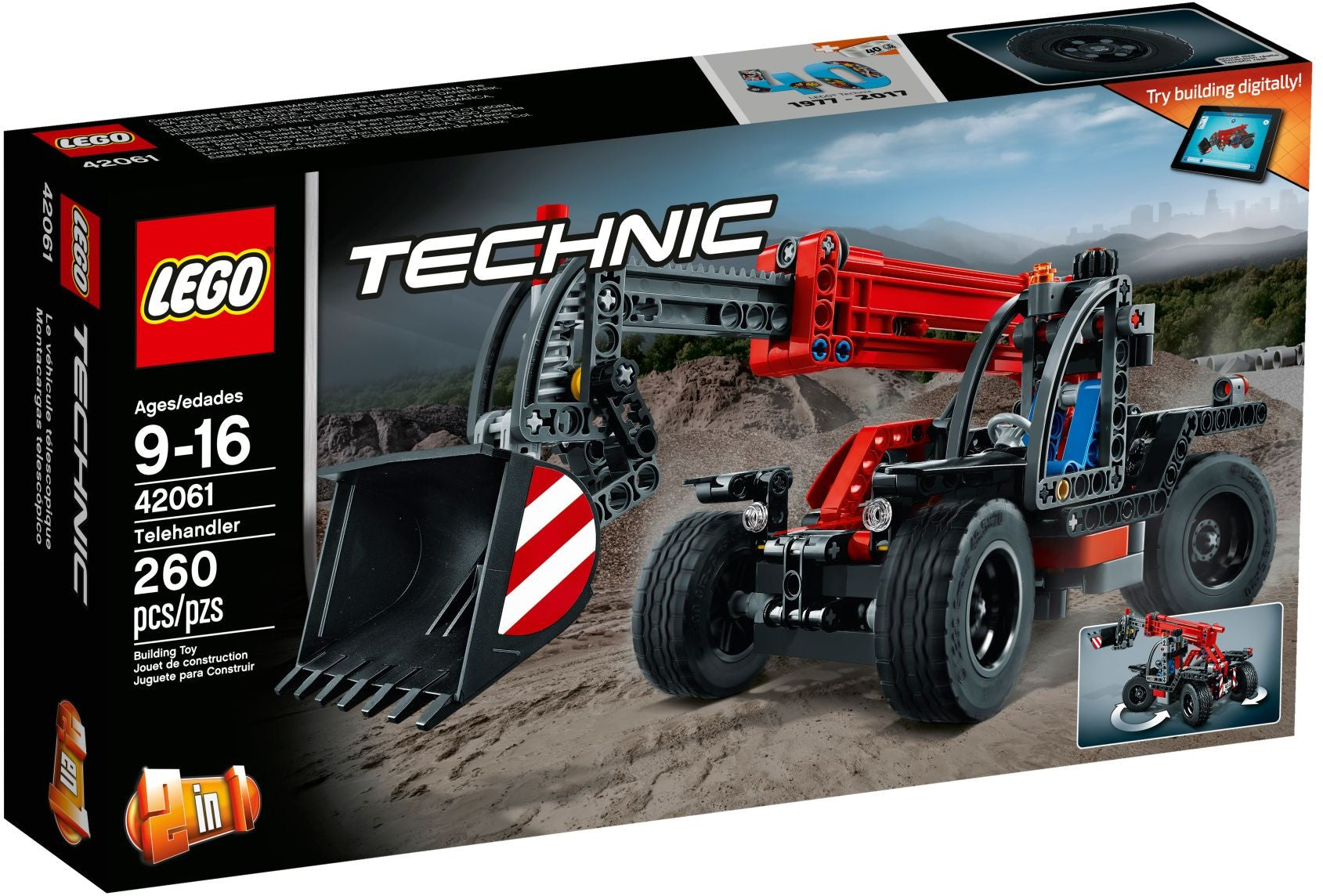 LEGO 42061 Technic Telehandler- Auzzi Store