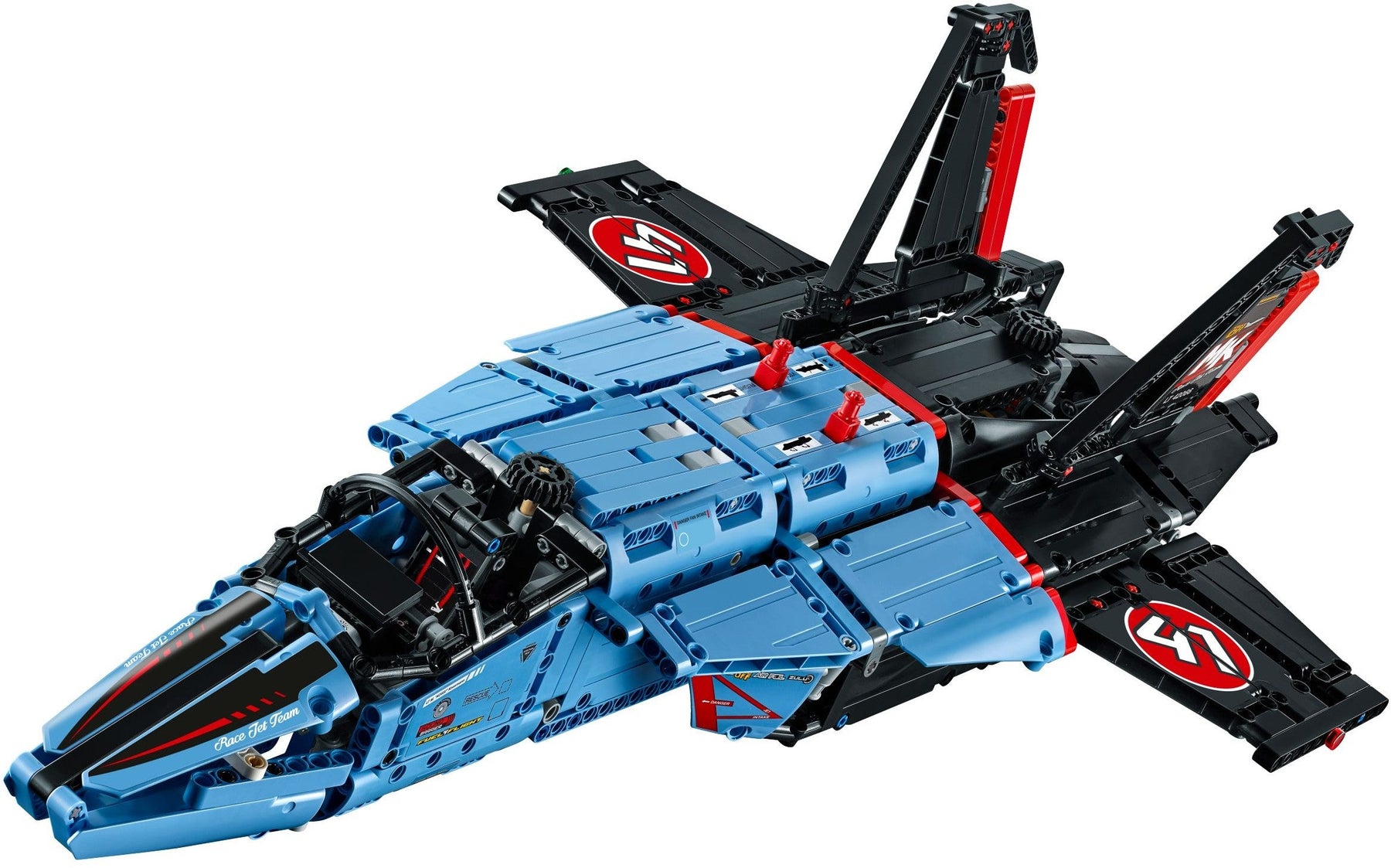 LEGO 42066 Air Race Jet: Motorized Technic Plane - SuperSaverAU - view 2