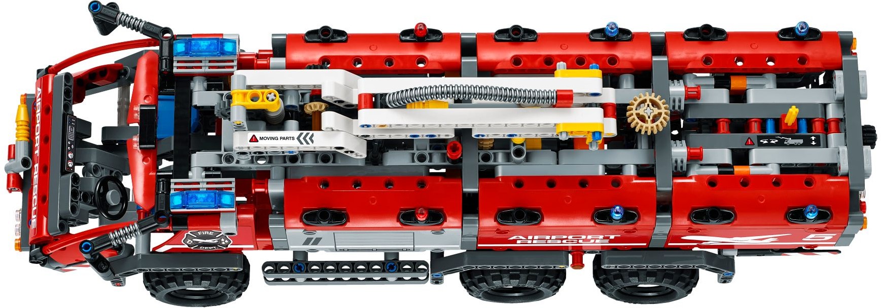 LEGO 42068 Airport Rescue Vehicle 2-in-1 Technic Set - SuperSaverAU - view 7