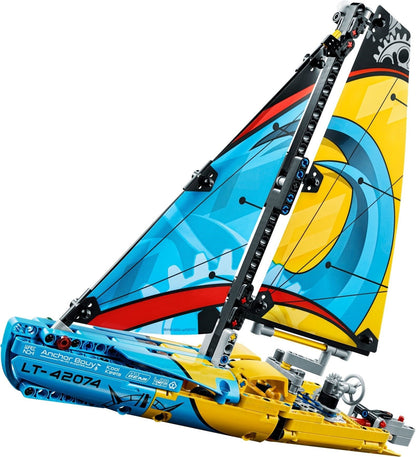 LEGO 42074 Racing Yacht & Catamaran 2-in-1 Sailboat Building Kit