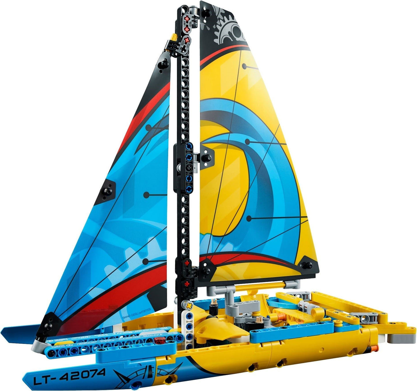 LEGO 42074 Racing Yacht & Catamaran 2-in-1 Sailboat Building Kit