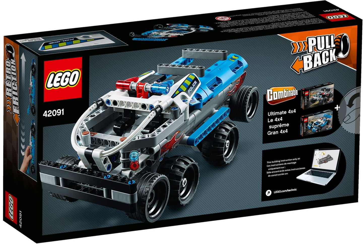 LEGO 42091 Technic Police Pursuit- Auzzi Store