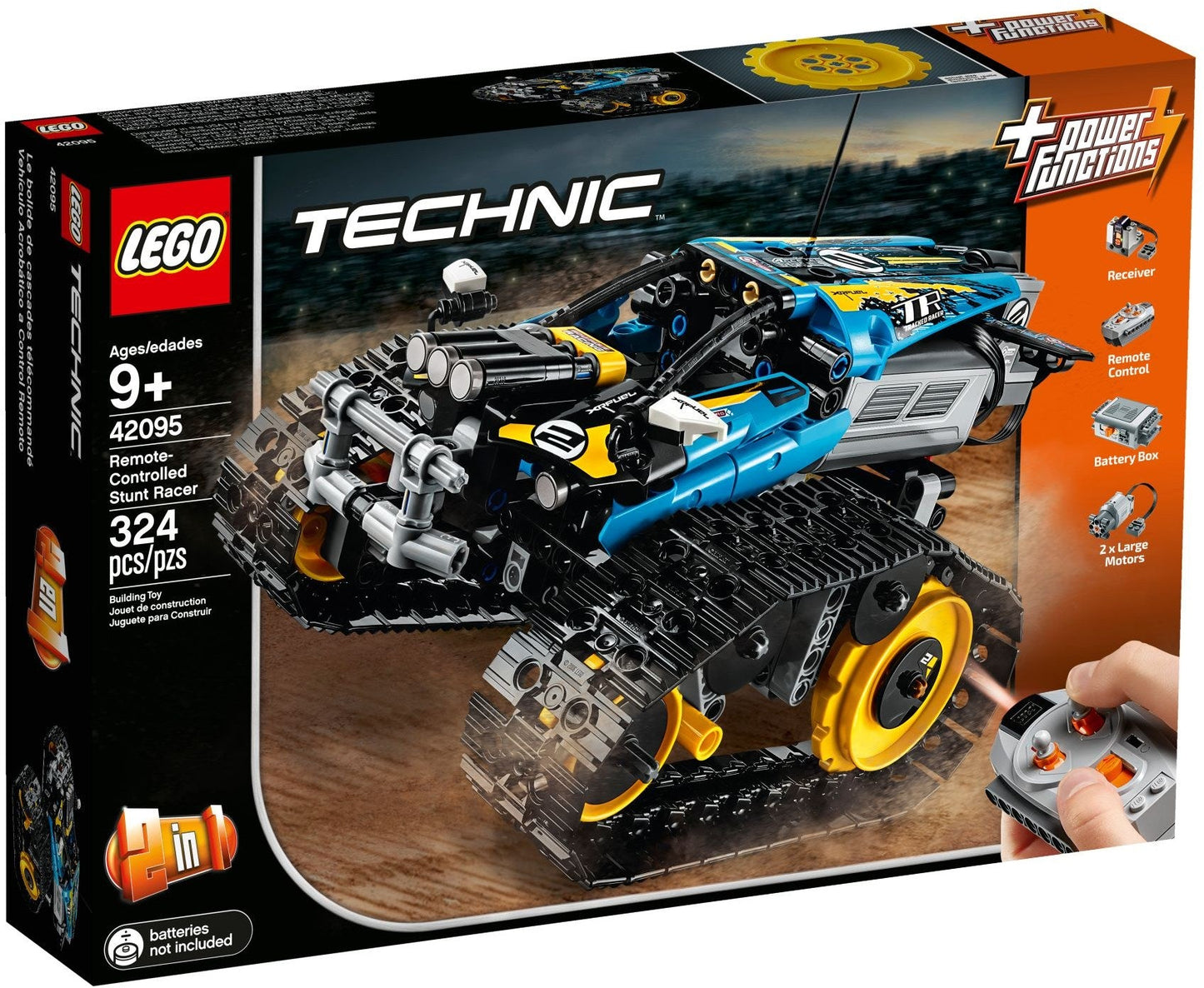 LEGO 42095 RC Stunt Racer: High-Speed Tracked Vehicle