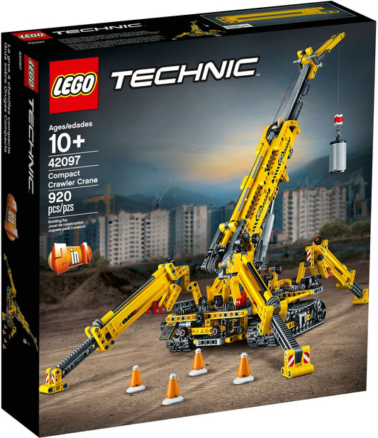 LEGO 42097 Compact Crawler Crane & Tower Crane 2-in-1 Set