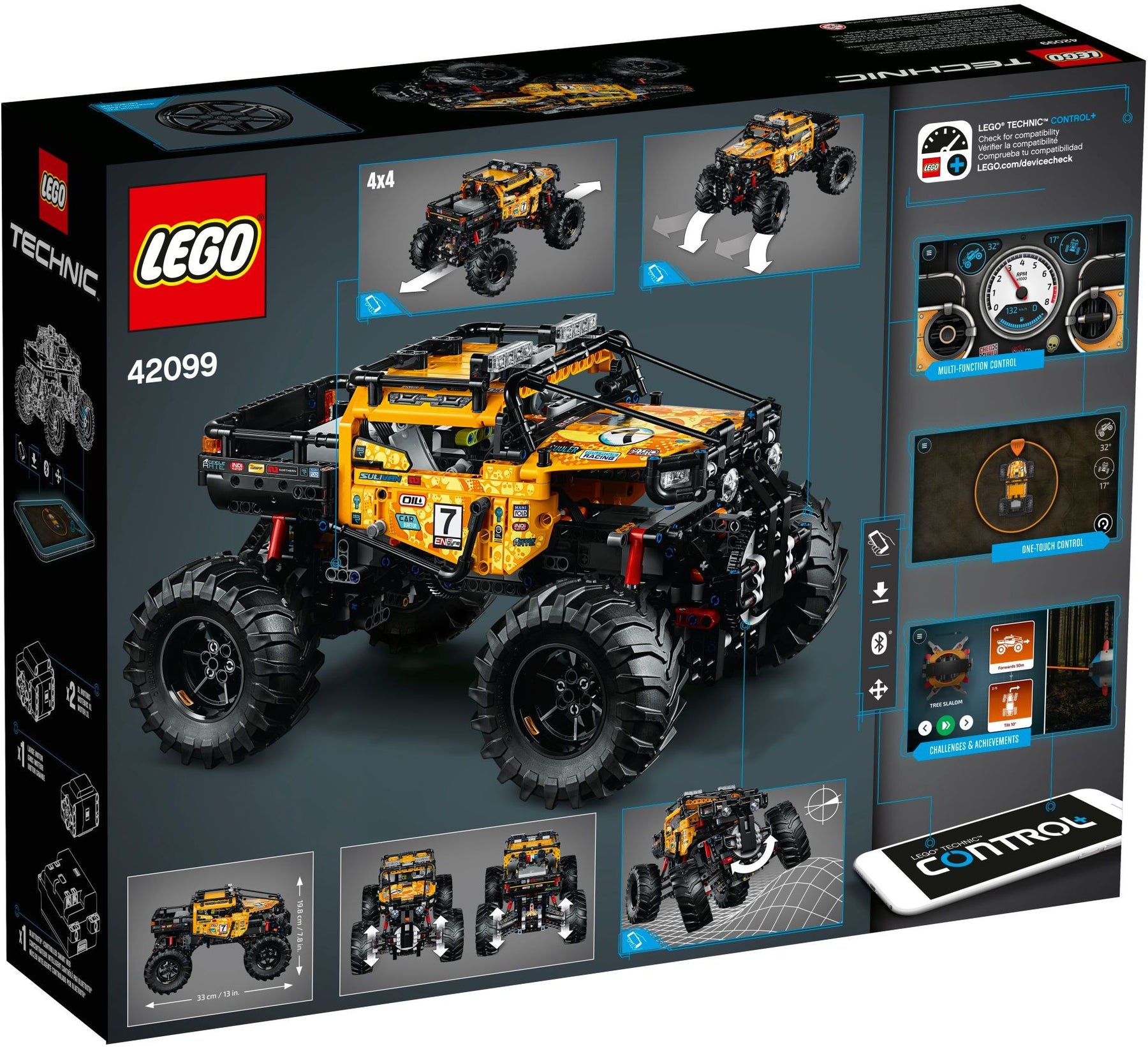 LEGO 42099 4x4 X-treme Off-Roader: App-Controlled Truck - SuperSaverAU - view 4