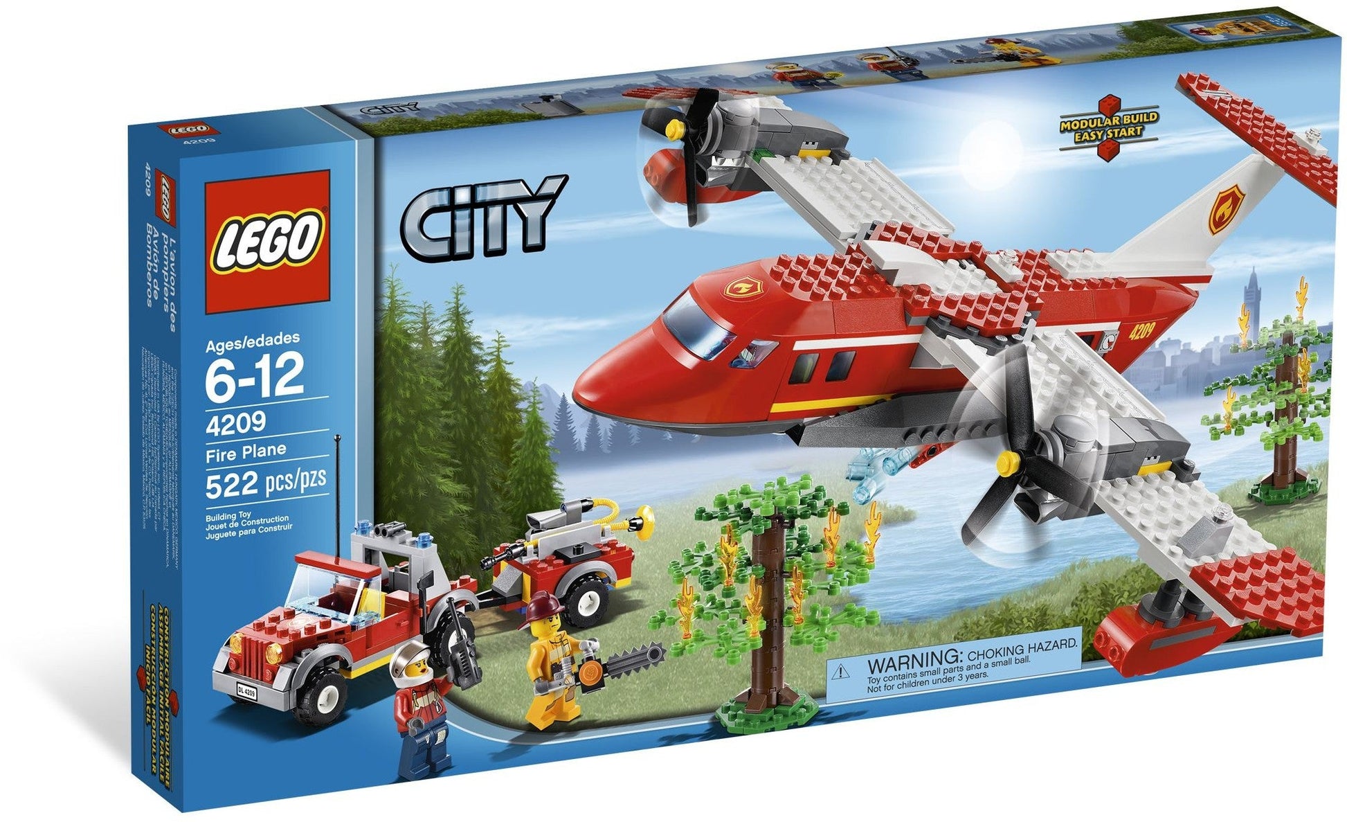 LEGO 4209 City Fire Plane- Auzzi Store