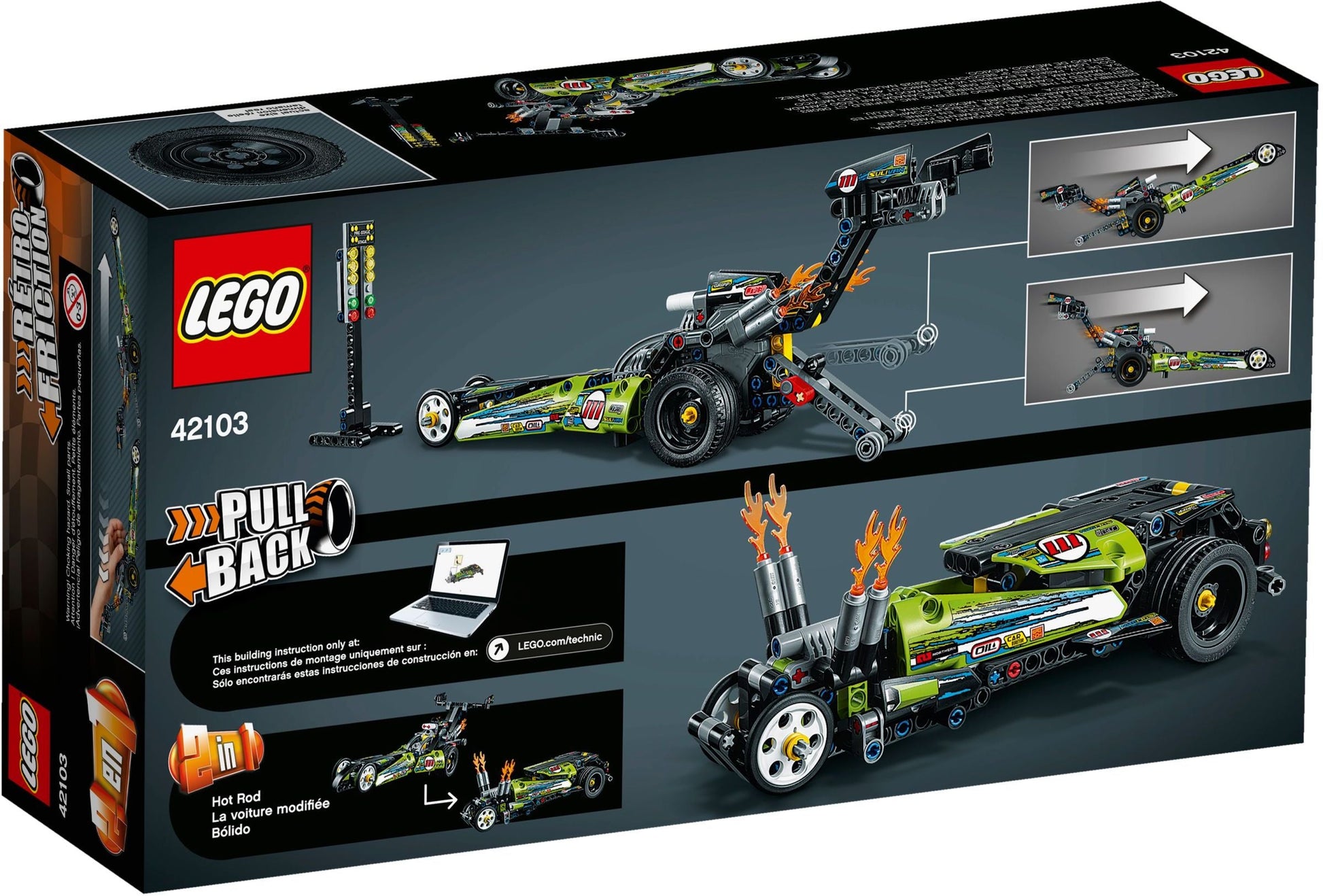 LEGO Technic 42103: Dragster- Auzzi Store