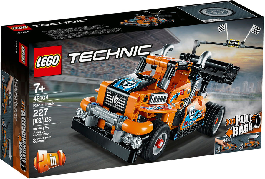 LEGO 42104 Race Truck: Pull-Back Action Toy Car - SuperSaverAU - view 1